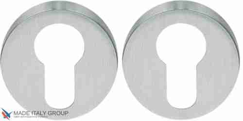 Накладка под цилиндр на круглом основании COLOMBO FF13-CM матовый хром (2 шт)