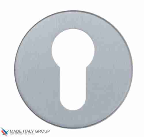 Накладка под цилиндр на круглом основании Fratelli Cattini CYL 7FS-CS матовый хром 2 шт.