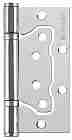 Петля дверная накладная без врезки (бабочка) Fuaro 500-2BB 100x2,5 CP хром
