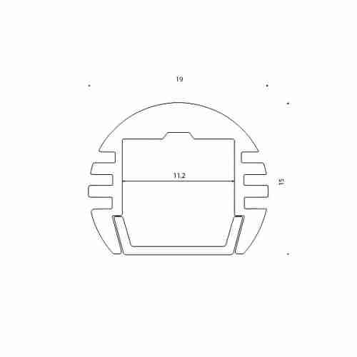 Профиль для светодиодной ленты SWG SF SF-1915