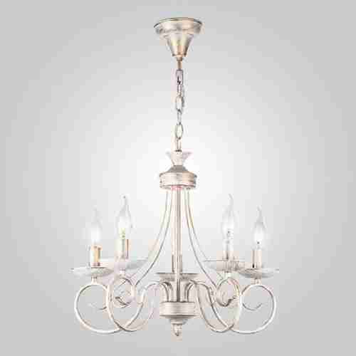 Подвесная люстра Eurosvet 22404/5 белый с золотом