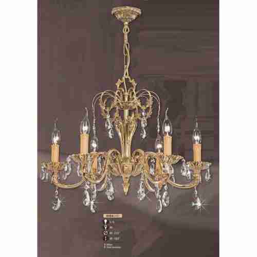 Люстра подвесная Riperlamp 048A/6 AB ASFOUR