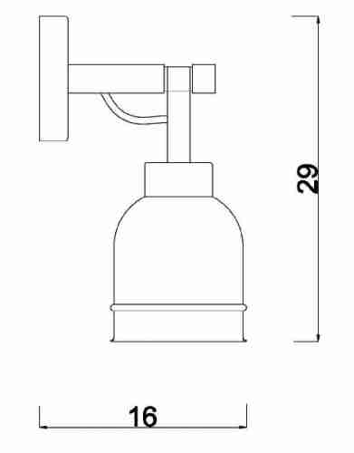 Бра Vele Luce Calma VL2122W01