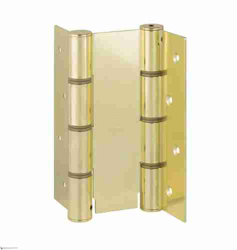CODE 87 LO 155-50 Дверная петля барная пружинная двусторонняя ALDEGHI 155x50 полированная латунь