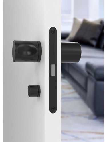 Ручка дверная Armadillo (Армадилло) межкомнатная R.ART52.BALANCE BL-26 черный  Набор 9