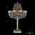 Интерьерная настольная лампа Bohemia 19273L4/H/35IV G