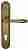 Ручка дверная Extreza VERONIKA (Вероника) 325 на планке PL05 CYL матовая бронза F03