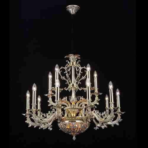 Подвесная люстра Lucia Tucci Firenze 1780.15.3 Antique Gold
