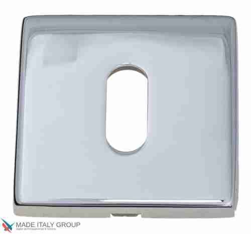 Накладка под ключ буратино на квадр. основании Fratelli Cattini KEY 8FS-CR полированный хром 2 шт.