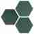 Керамогранит WOW Hexa Six Green 14x16