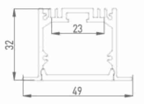 Профиль для светодиодной ленты DesignLed LE LE.4932