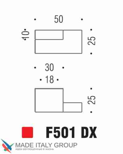 Ручка кнопка модерн COLOMBO DESIGN F501DX-CM матовый хром / хром