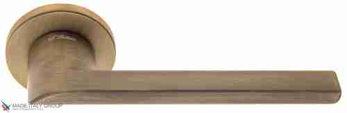 Дверная ручка на круглом основании Fratelli Cattini "WOO" 7FS-BY матовая бронза