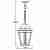 Уличный подвесной светильник Oasis Light 91405L 91405L Bl