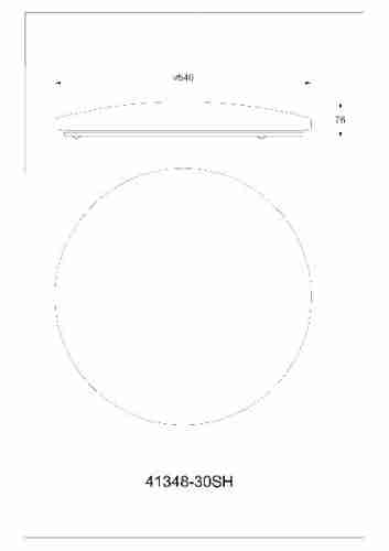 Потолочный светодиодный светильник Globo Sajama I 41348-30SH