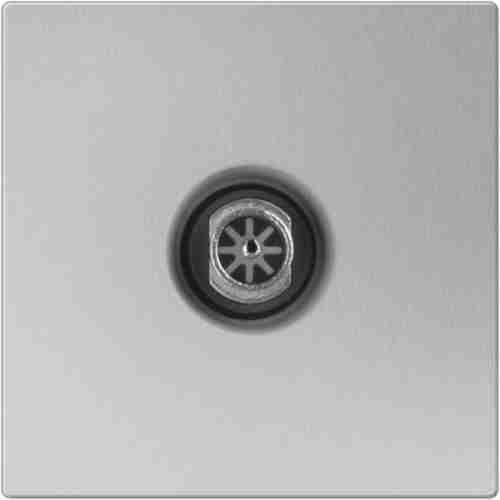 Розетка Cеребряный рифленый Werkel Cеребряный рифленый WL09-TV