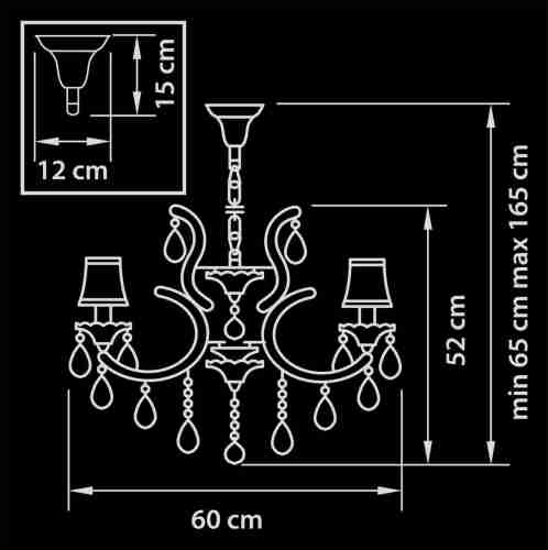 Подвесная люстра Osgona Princia 726061