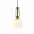 Подвесной светильник Lumien Hall Эрмин LH4112/1PS-BK-BR