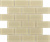 Мозаика Карамелле Impressioni Mattoni Crema чип 50х100 30х30