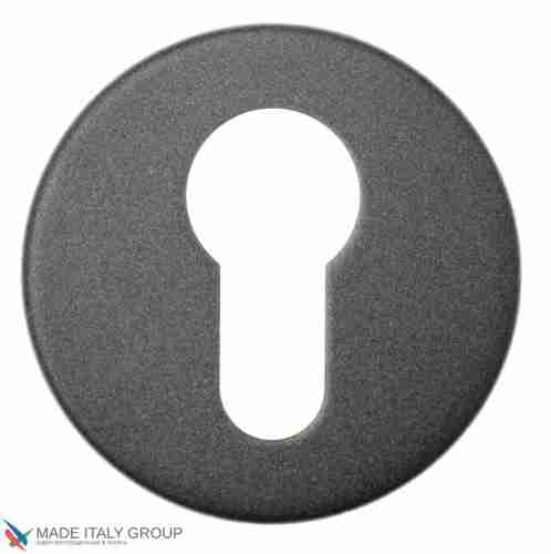 Накладка под цилиндр на круглом основании Fratelli Cattini CYL 7-GA антрацит серый 2 шт.