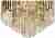 Подвесная люстра iLamp Triumph 8945-4+1 GLD