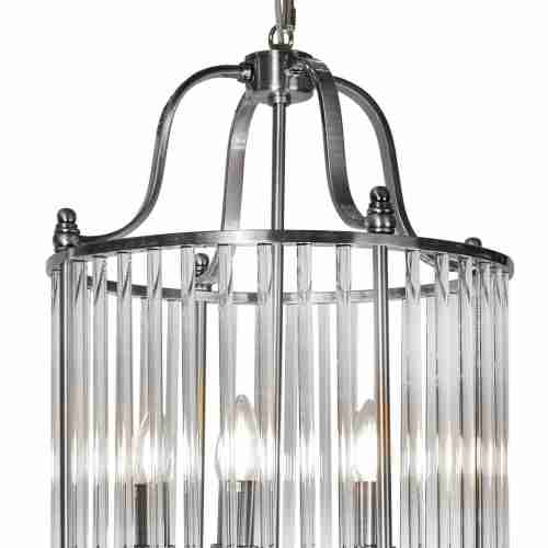 Подвесная люстра iLamp Qeens P2437-5 Nickel