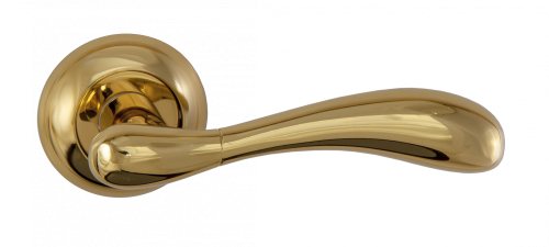 Ручки дверные RENZ INDH 89-08 DGP Розаро латунь темная