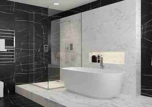 Декор Kerranova Marble Trend K-1001/MR/d01/30x60 Calacatta