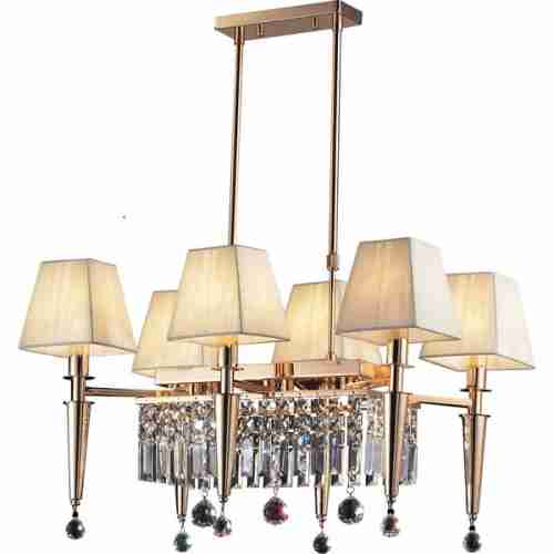 Люстра потолочная N-Light DP-0252/6B золото