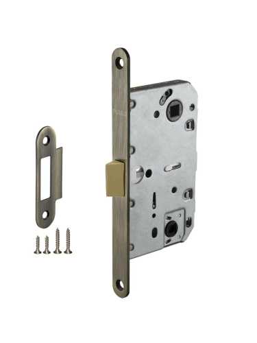 Защелка врезная PL96WC-50/BL ABG (бронза)