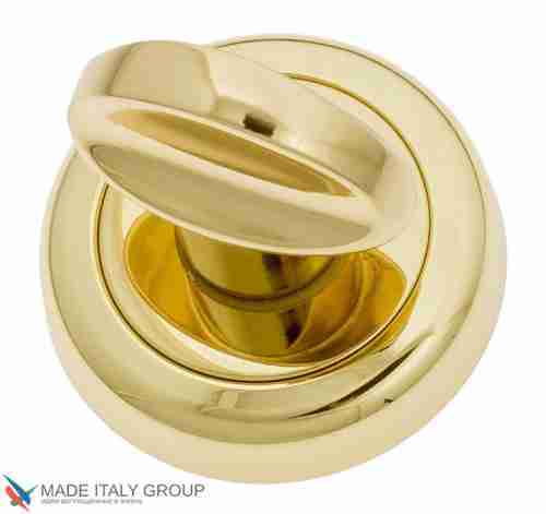 Фиксатор поворотный на круглом основании Fratelli Cattini WC-2 D1-OLV полированная латунь