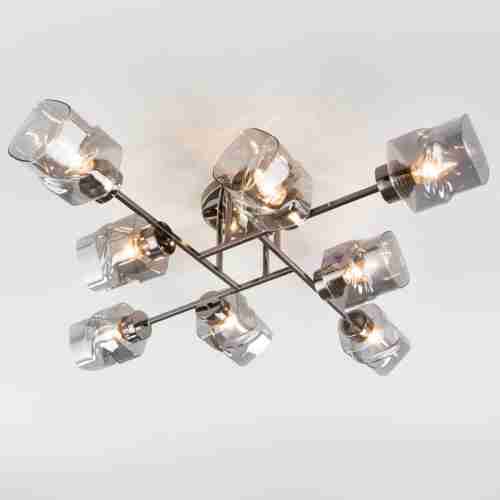 Потолочная люстра Eurosvet Hilari 30165/8 черный жемчуг