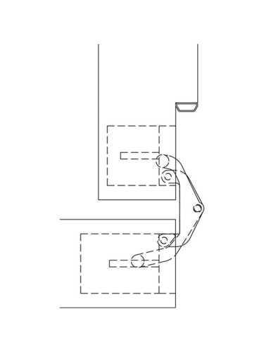 Петля скрытая Morelli HH-16 B врезная с 3D-регулировкой вес полотна до 40 кг, цвет черный