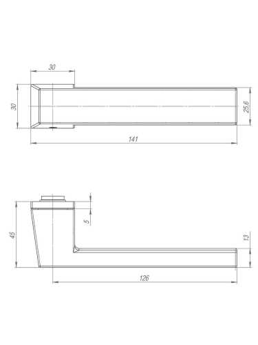 Ручка дверная Armadillo (Армадилло) межкомнатная K.ART30.CLARITY MWSC-33 итальянский тисненый  Набор 6