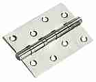 Петля дверная универсальная стальная с 4-мя подшипниками Morelli MS 100X70X2.5-4BB SC матовый хром