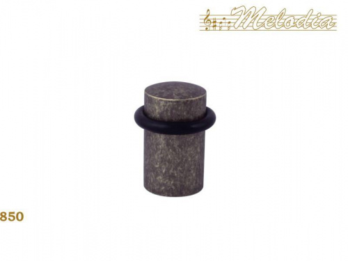 Ограничитель для двери напольный Melodia 850 Античное серебро