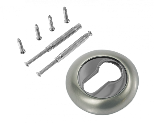 Накладка на цилиндр TIXX IN TIXX ET 08 SN/NP никель матовый/никель блестящий