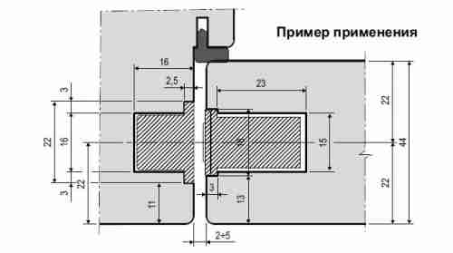 Магнитная AGB (АГБ) защелка регулируемая Touch B01120.30.FM (белый) с лицевой планкой B01120.31.FM