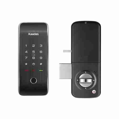 Замок накладной электронный  Kaadas R6-5 с отпечатком пальца, черный