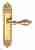 Дверная ручка Venezia "ANAFESTO" на планке PL96 полированная латунь
