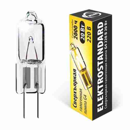 Лампочка галогеновая Elektrostandard G4 220V20W сверхъяркая (BХ101)
