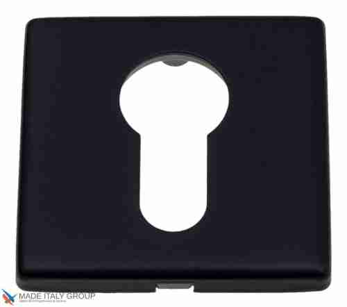 Накладка под цилиндр на квадратном основании Fratelli Cattini CYL 8FS-NM матовый черный 2 шт.