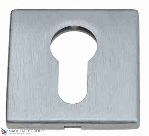 Накладка под цилиндр на квадратном основании Fratelli Cattini CYL 8FS-CS матовый хром 2 шт.