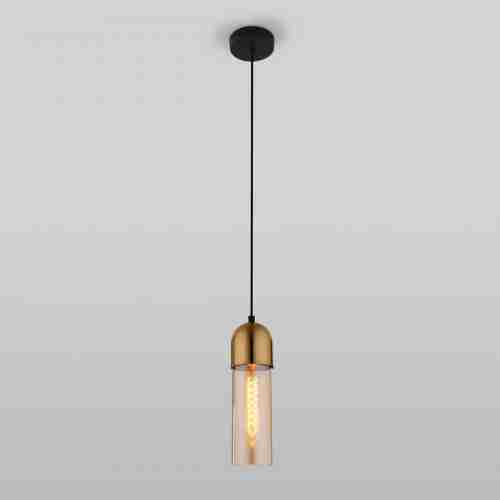 Подвесной светильник Eurosvet Airon 50180/1 янтарный