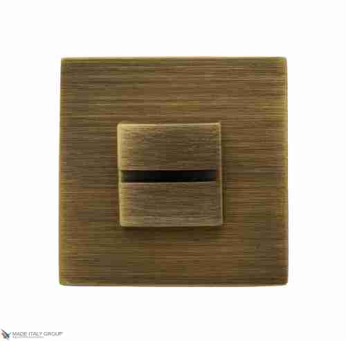 Фиксатор поворотный квадратный Venezia Unique WC-20 матовая бронза