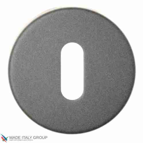 Накладка под ключ буратино на круглом основании Fratelli Cattini KEY 7-GA антрацит серый 2 шт.