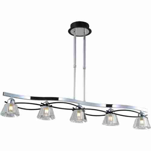 Люстра потолочная N-Light 89103-5 chrome + wengue