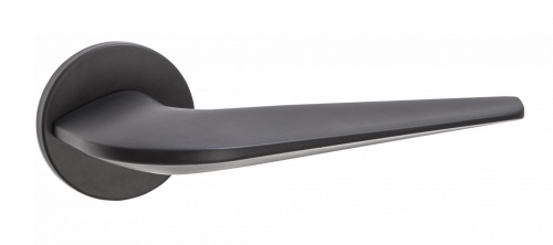 Ручка дверная "Макиато", серия SLIM, черный