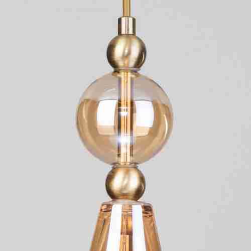 Подвесной светильник Eurosvet Ilario 50202/1 янтарный