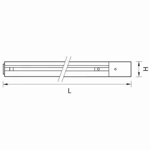 Шинопровод встраиваемый однофазный Lightstar Barra 501035